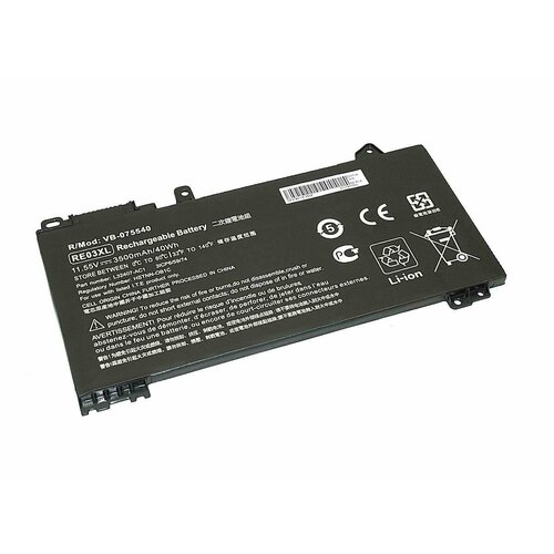Батарея для HP ProBook 430G6440G6445G6450G6430G7440G7450G7 L32656-005RE03XL 40Wh 1155V OEM 3106₽