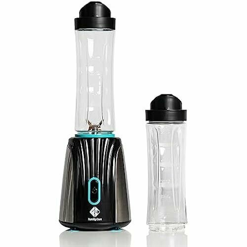Family Care Titan GO стационарный миксер 350 Вт портативный стационарный миксер миксер для смузи 4 титановых лезвия 2 портативные бутылки по 600 мл без BPABPS корпус из нержавеющей стали 1246000₽