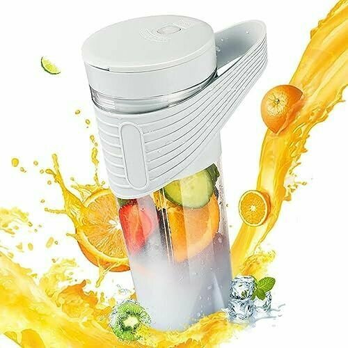 Портативный миксер миксер для смузи маленький мини-миксер на подставке портативный с 4 лезвиями нержавеющая сталь с соломинкой соковыжималка перезаряжаемая от USB 460 мл для детского питания тренажерного зала путешествий 1205500₽