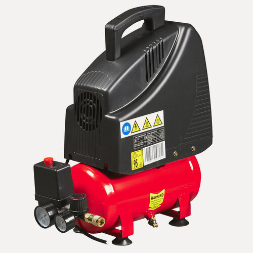 Изображение товара Компрессор безмасляный Сервис мастер с набором пневмоинструмента (SERVICE MASTER KIT) + 6 (OL195/6 + 6 предметов)