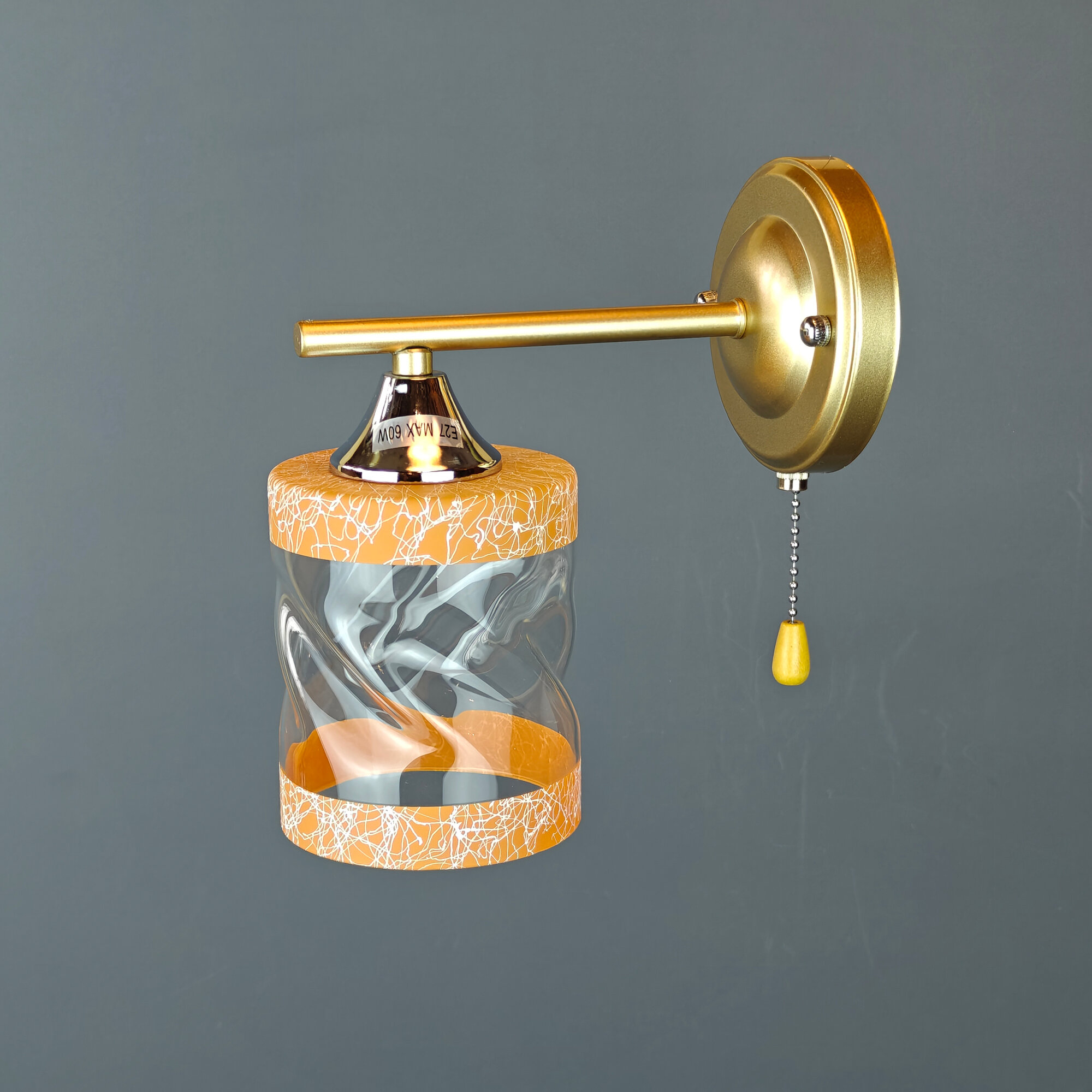 фото Бра, настенный светильник JUPITER LIGHTING MО 85-1201B/1 FGD, E27, 1х60 Вт