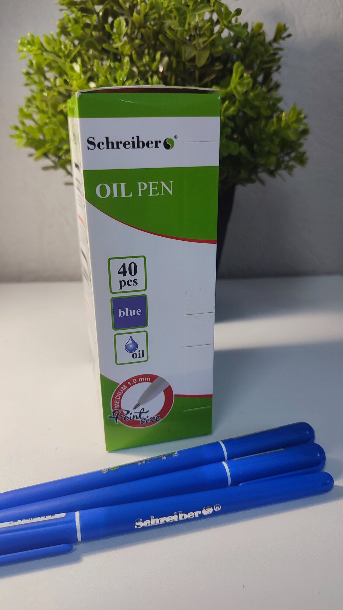 Набор ручек Scheirber 40 шт , цвет синий — фото 1