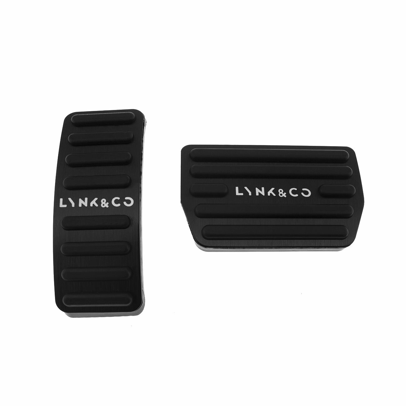 Накладки на педали для Lynk & Co серебристые 2 шт