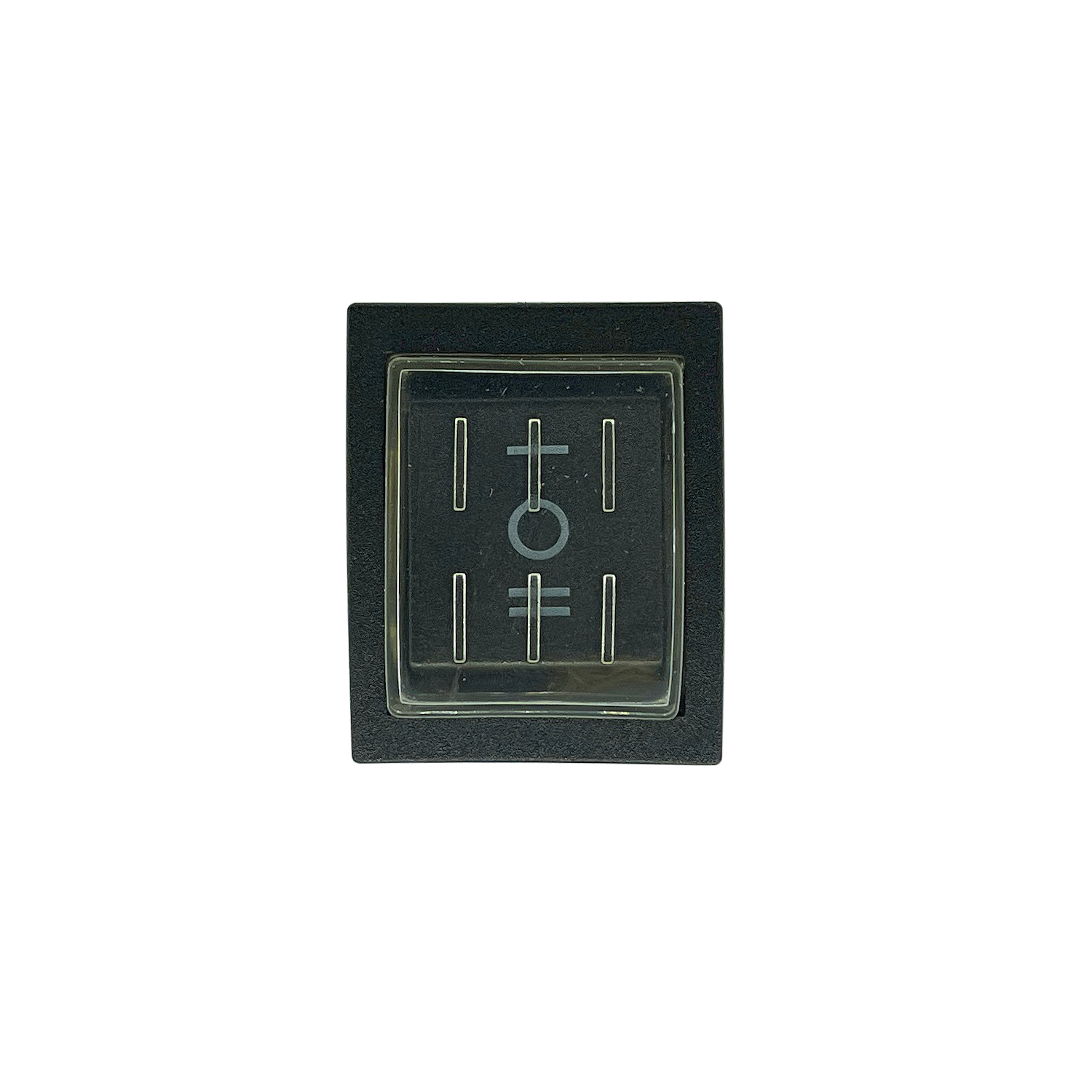 Переключатель двухрежимный 15А/250V, черный (Zanussi Azurro, Ballu Artendo DH)