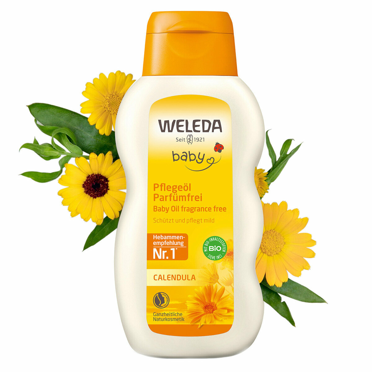 Weleda Детская серия с календулой Р Масло с календулой для младенцев 200 мл