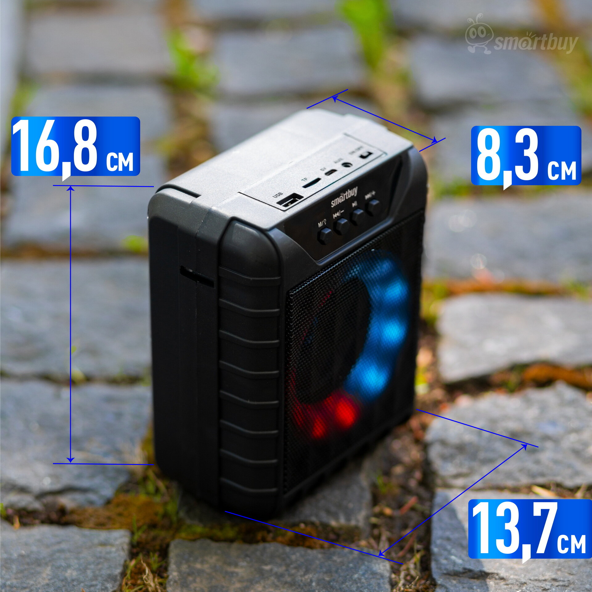 Колонка беспроводная с подсветкой BLOOM 2, 5 Вт, Bluetooth — фото 1