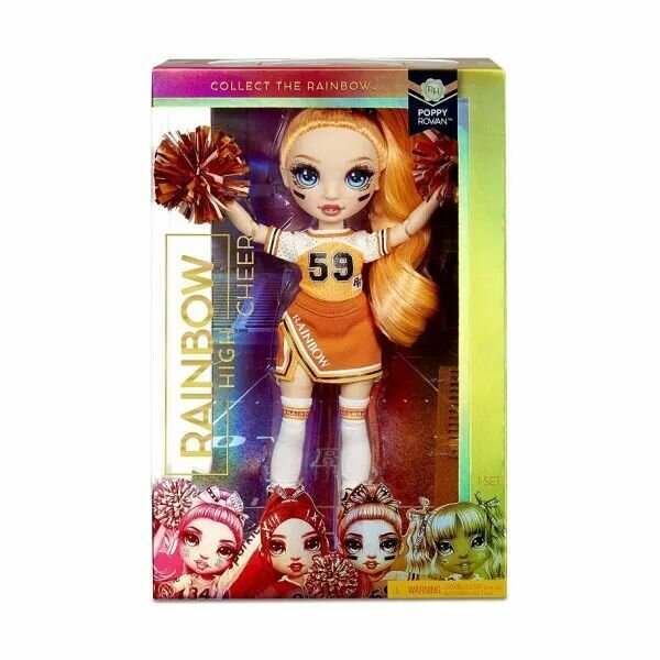 Кукла Rainbow High Cheerleader Squad Poppy Rowan 28 см, 572046