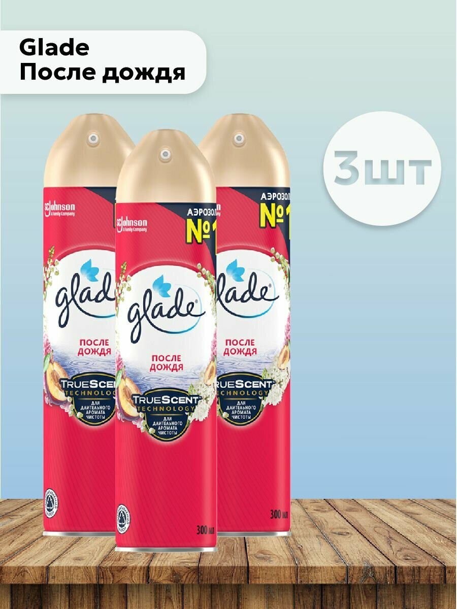 Glade Набор 2 шт Освежитель воздуха - После дождя 300 мл