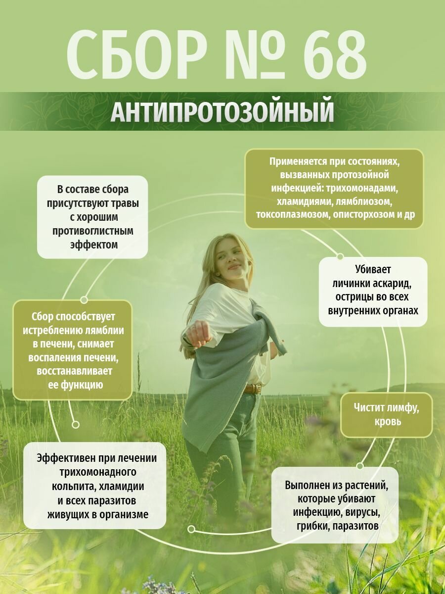 Картинки Травы Кавказа. Сбор №68. Антипротозойный (антипаразитарный), травяной чай, 200 грамм