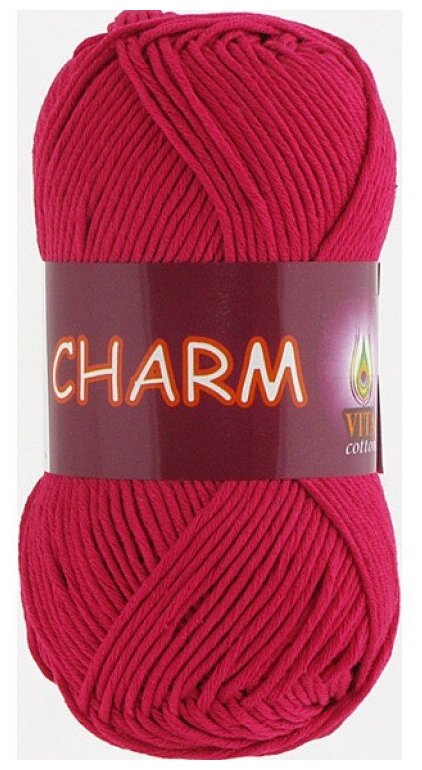 Пряжа Vita cotton Charm (4192 - Красная ягода)