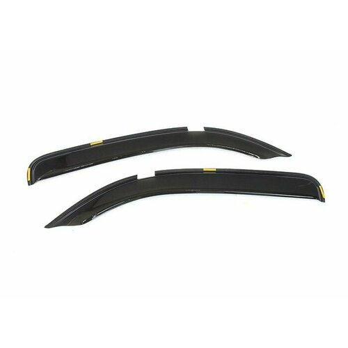 Дефлектор окон ветровик для Газель 3302 короткий вставной к-т 2шт 624₽