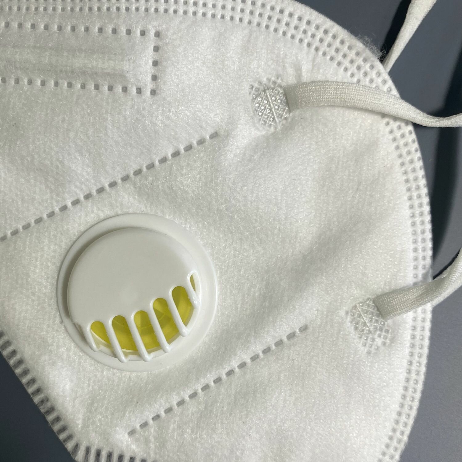 Изображение Маска Респиратор FFP2 KN95 (цвет белый) с клапаном, упаковка 10 штук