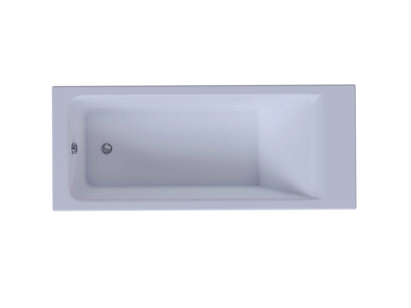 Ванна Aquatek KL170-0000001 акриловая глянцевая белая 170x70 см противоскользящее дно