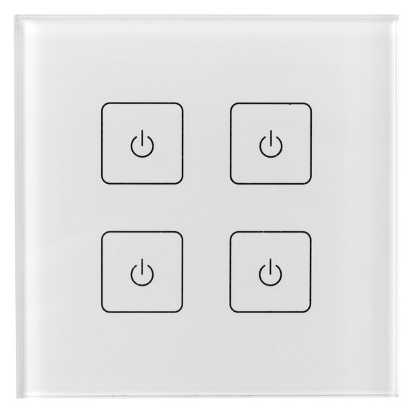 Панель управления Arlight INTELLIGENT ARLIGHT Сенсорная панель DALI-901-11-ADDR-DIM-DT6-IN White (BUS) (INTELLIGENT ARLIGHT, IP20 Пластик, 3 года)