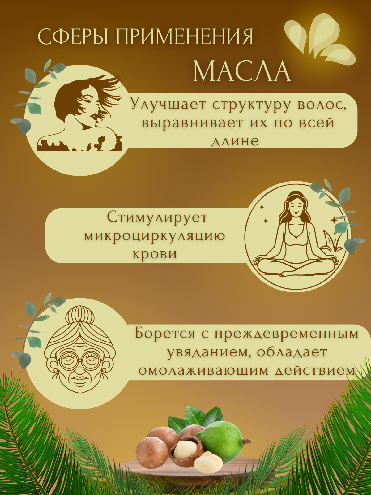 Картинки Масло макадамии для лица, тела и волос