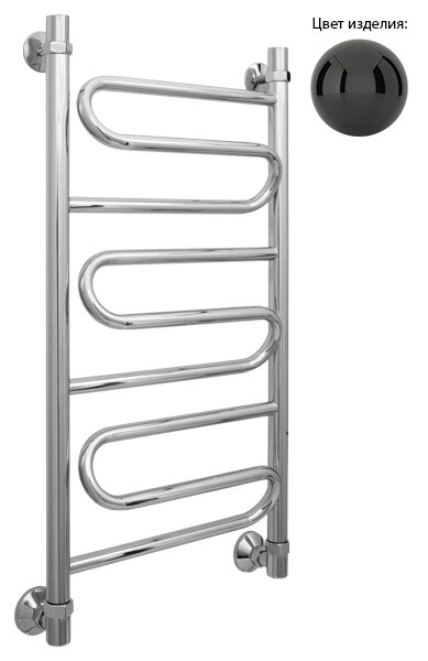 Полотенцесушитель водяной Сунержа Элегия 800х400 Чёрный