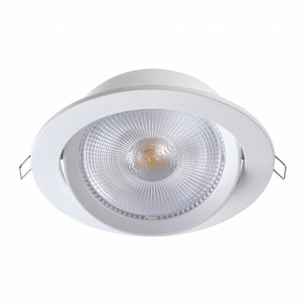 Novotech 358000 SPOT NT19 279 белый Встраиваемый поворотный светильник IP20 LED 3000К 20W 85-265V STERN