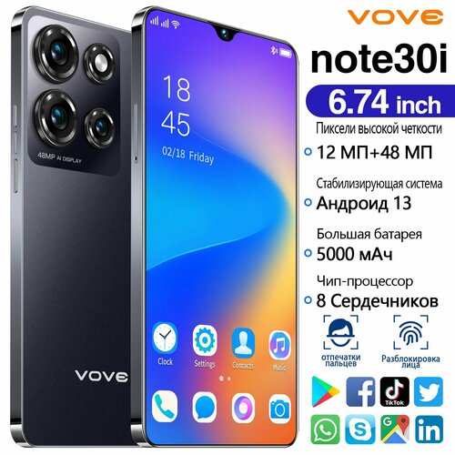 Смартфон note30i 10450₽