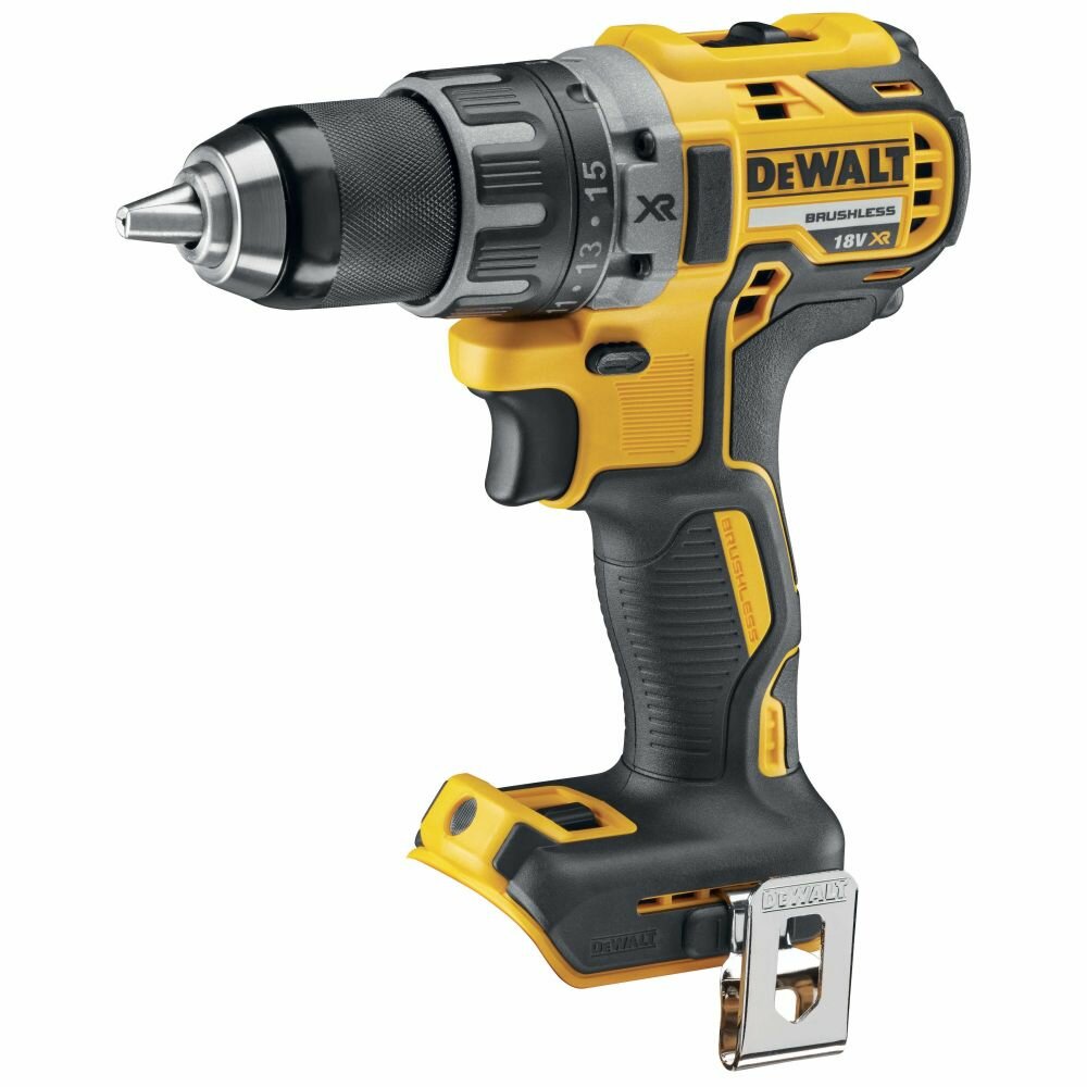 Набор аккумуляторный DEWALT, 18 В: ударная дрель-шуруповерт DCD791 и угловая шлифмашина DCG405, с 2 АКБ 5 Ач и ЗУ, в кейсе TSTAK, (DCK2020P2T) - фото №5