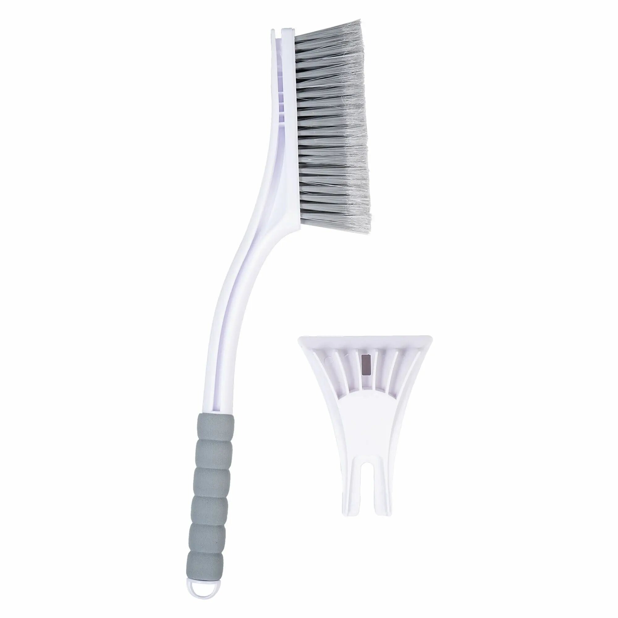 Щетка от снега и льда с мягкой распушённой щетиной + скребок (54 см) AB-R-02R AIRLINE