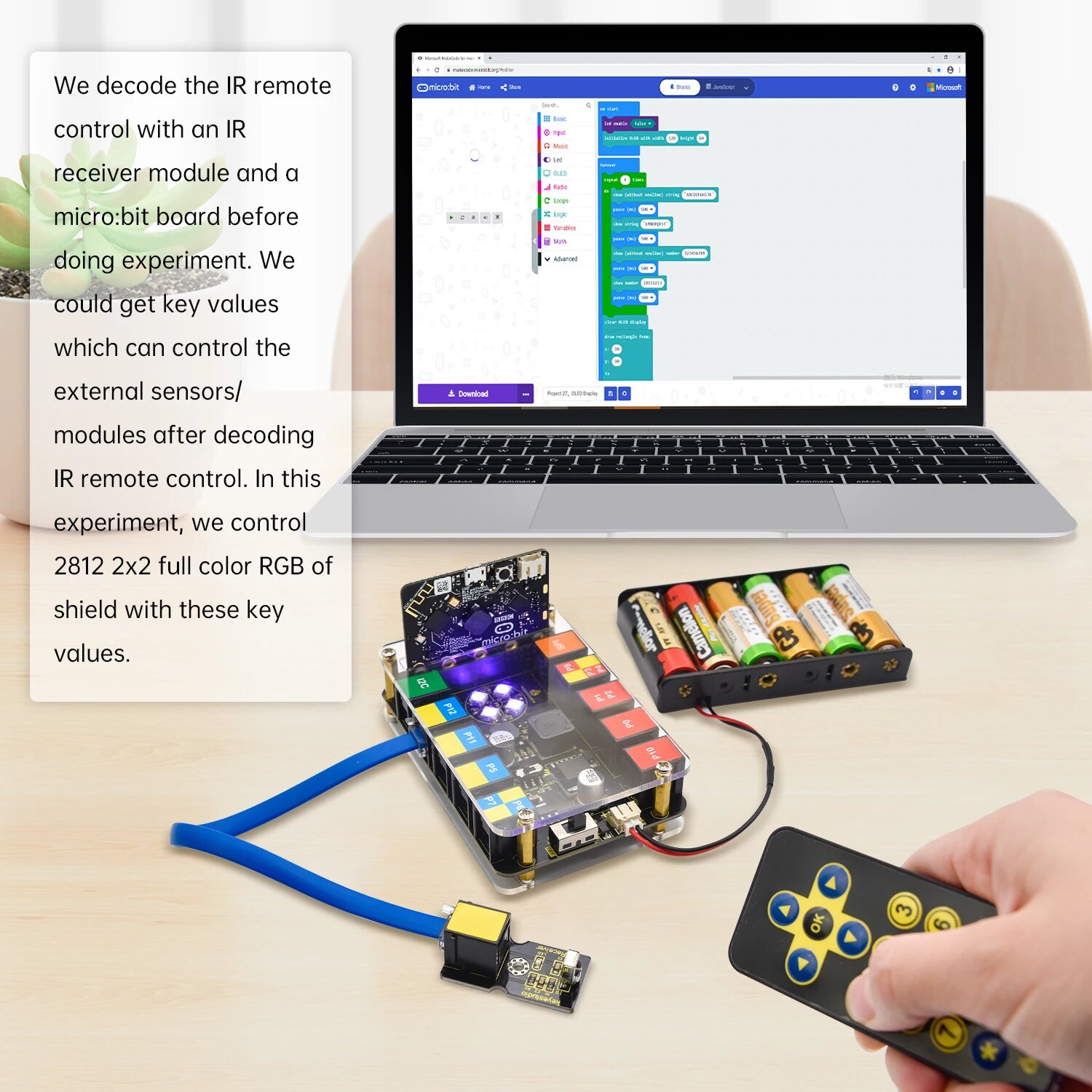 Комплект для обучения программированию Keyestudio Micro: bit EASY Plug Ultimate, No Micro bit Board — фото 1