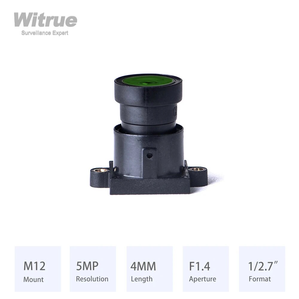 Объектив Witrue Starlight M12 * P0.5 5MP 4мм