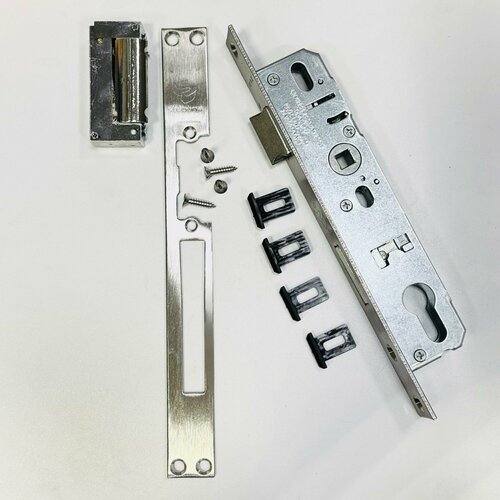 Комплект для калитки замок Stublina электрозащелка в калитку уличная с длинной планкой Stublina 6348₽