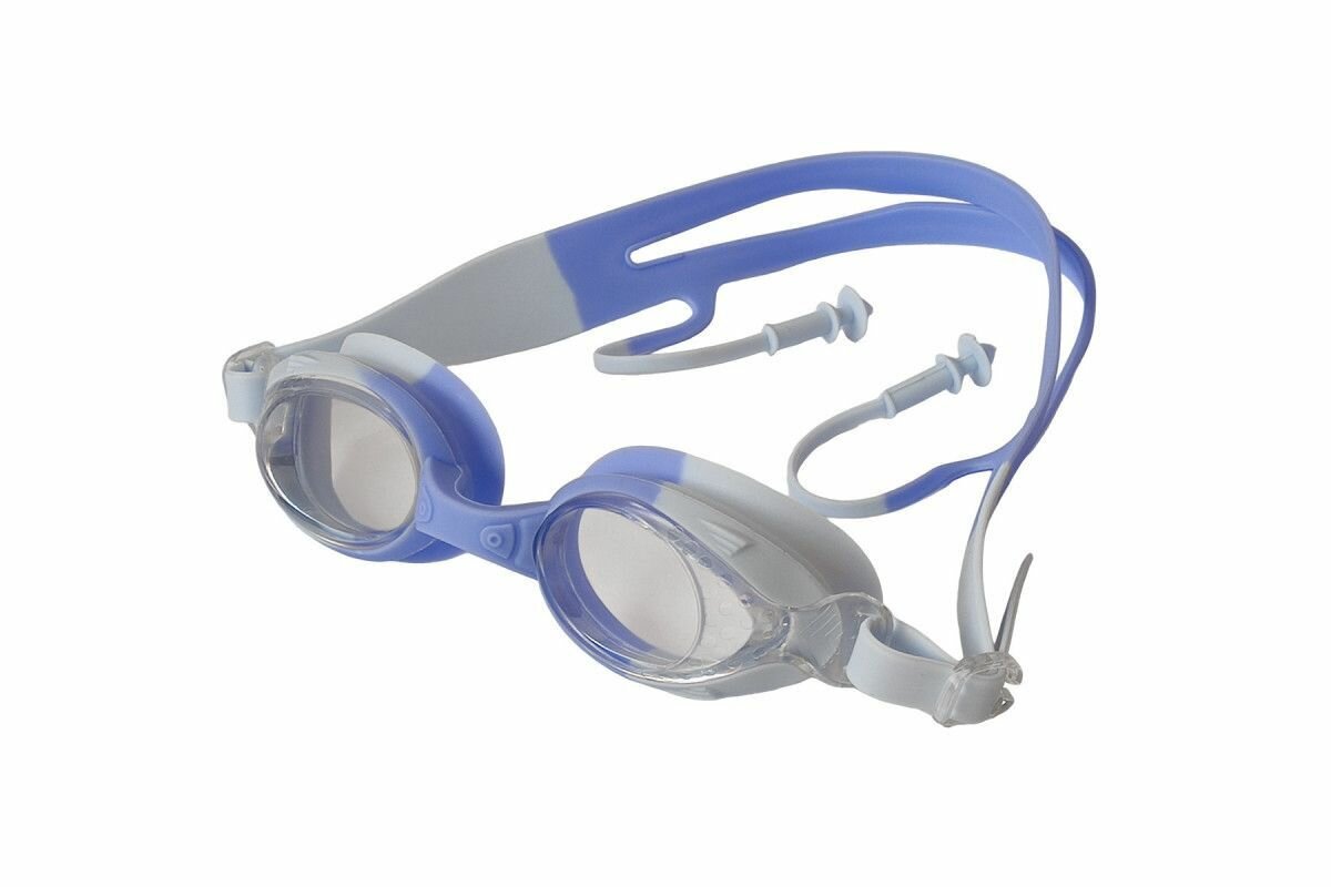 Очки для плавания юниорские Hawk SELFIEZ (фиолетово-серые), антифог