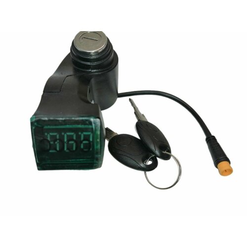 Замок зажигания с вольтметром для электросамоката Kugoo M5/G1