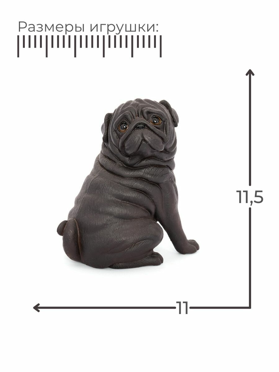 Фигурка игрушка Мопс / Собака фигурка — фото 1