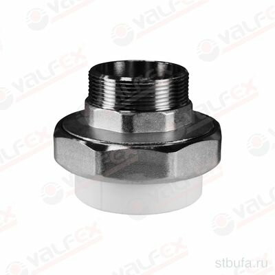 ППРС (полипропилен) Американка (муфта раз.) н/р D40*1 1/4, Valfex