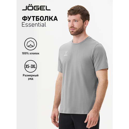 фото Футболка спортивная jogel, размер m, серый