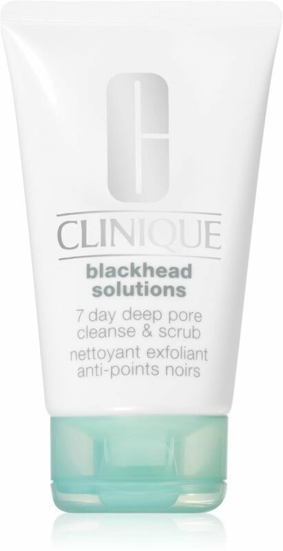 Clinique Очищающий скраб для лица от черных точек Blackhead Solutions 7 Day Deep Pore Cleanse & Scrub 125 мл