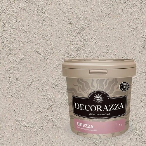 Изображение товара Декоративная штукатурка с эффектом песчаных вихрей Decorazza Brezza (1л) BR 10-96