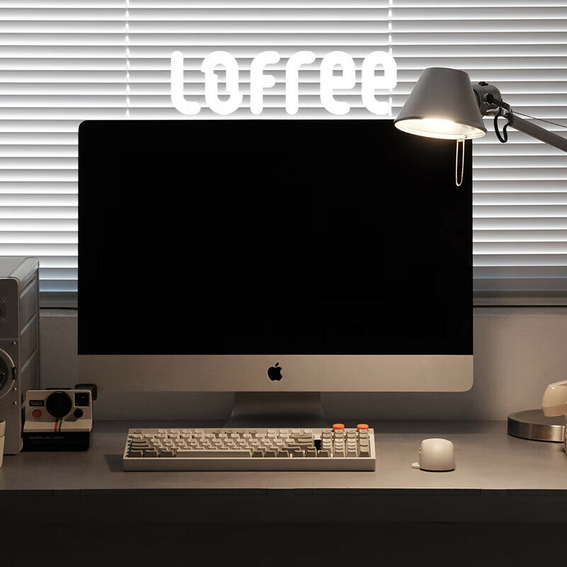 Компьютерная мышь LOFREE Wireless Three-Mode PBT Office with OLED Display, DPI, Vintage Gray — фото 1