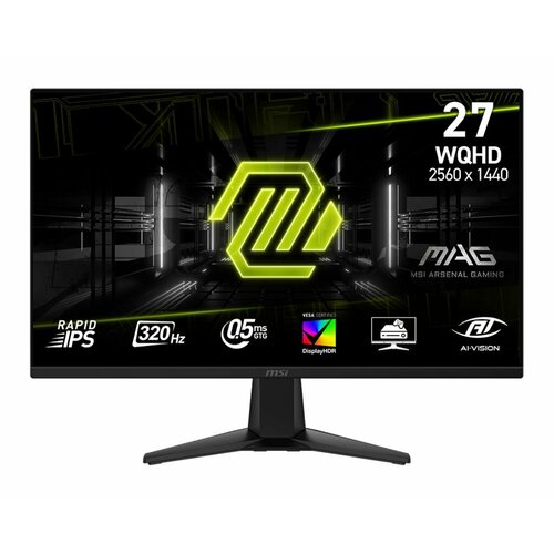Монитор MSI MAG 275QFX32 игровой 2560x1440 320Гц IPS черный 68952₽