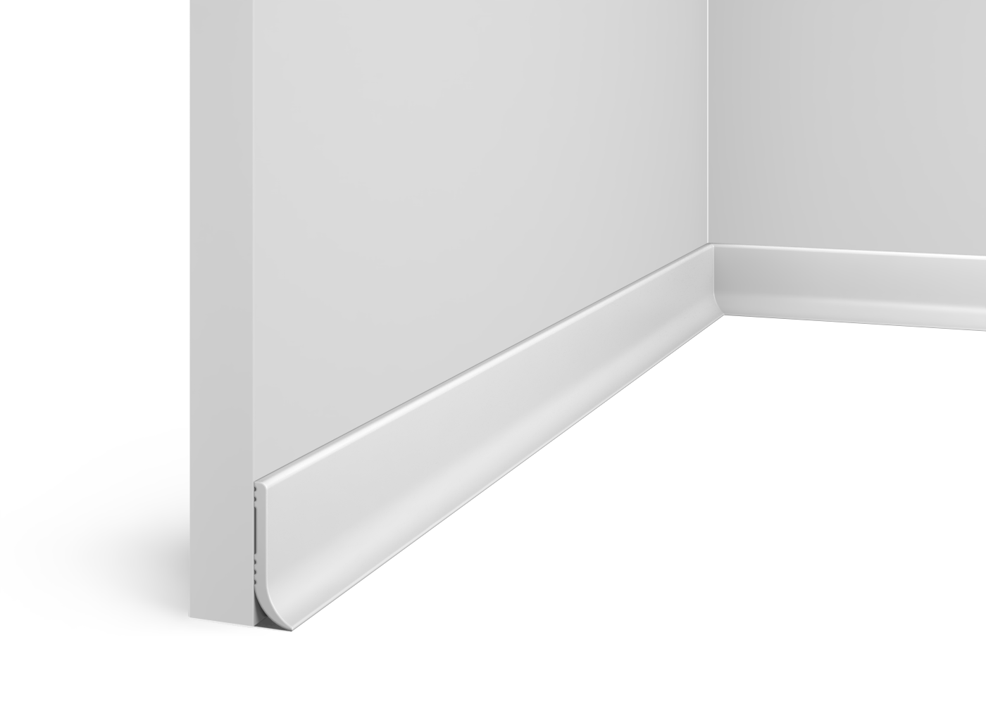 Плинтус 6 штук 40х12х2000мм Экополимер PL001 Cosca Decor
