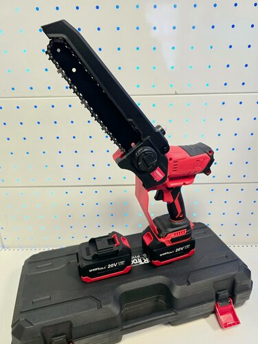 Изображение товара Аккумуляторная бесщеточная мини-пила цепная Smart P1108, 20В, 2х3Ач, шина 8"/20см