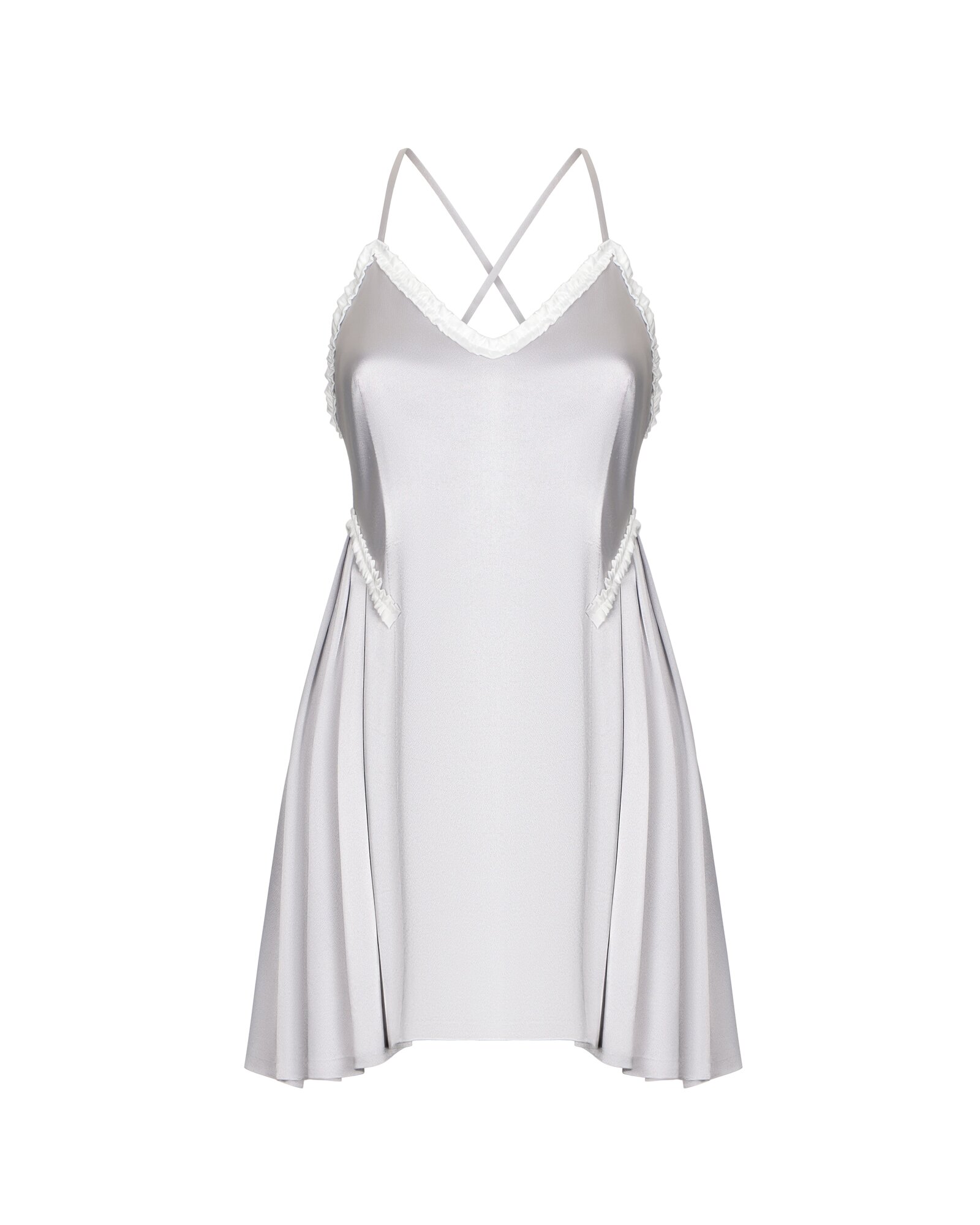 Платье RO.KO.KO Favourite dress, размер M, silver gray