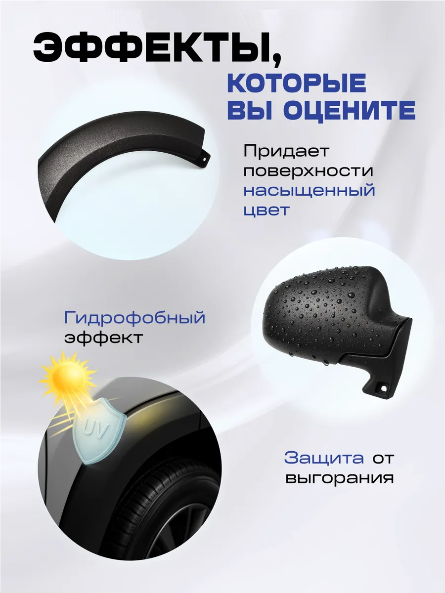 Восстановитель пластика для авто, полироль для пластика автомобиля, реставратор пластика Smart Open "Pride Plast" 0,25л — фото 1