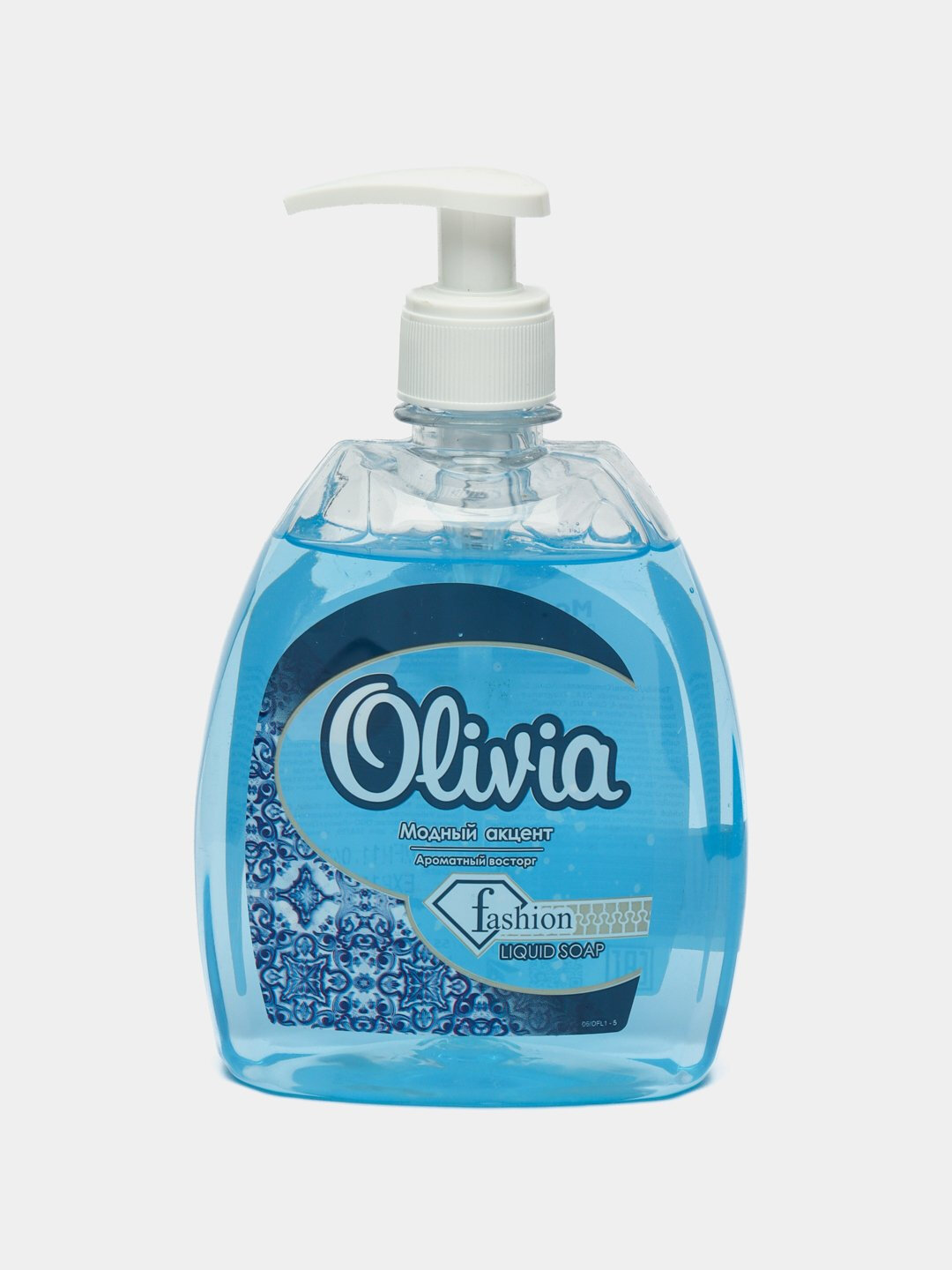 Мыло жидкое Olivia Fashion, крем, с дозатором, разные ароматы