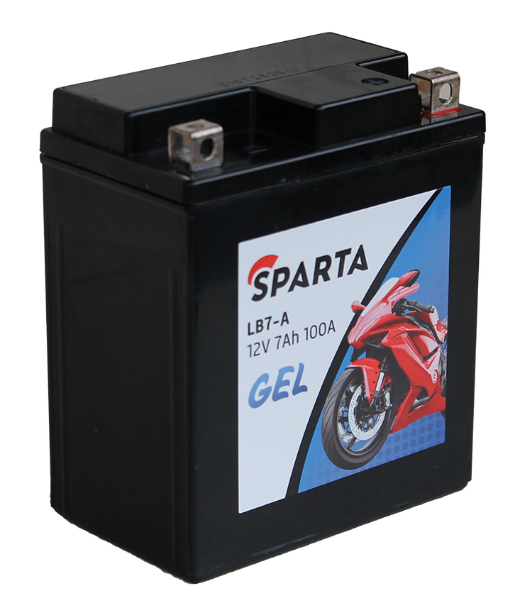 Аккумулятор SPARTA GEL 7 Ач 100 А (70х113х130) обратная полярность