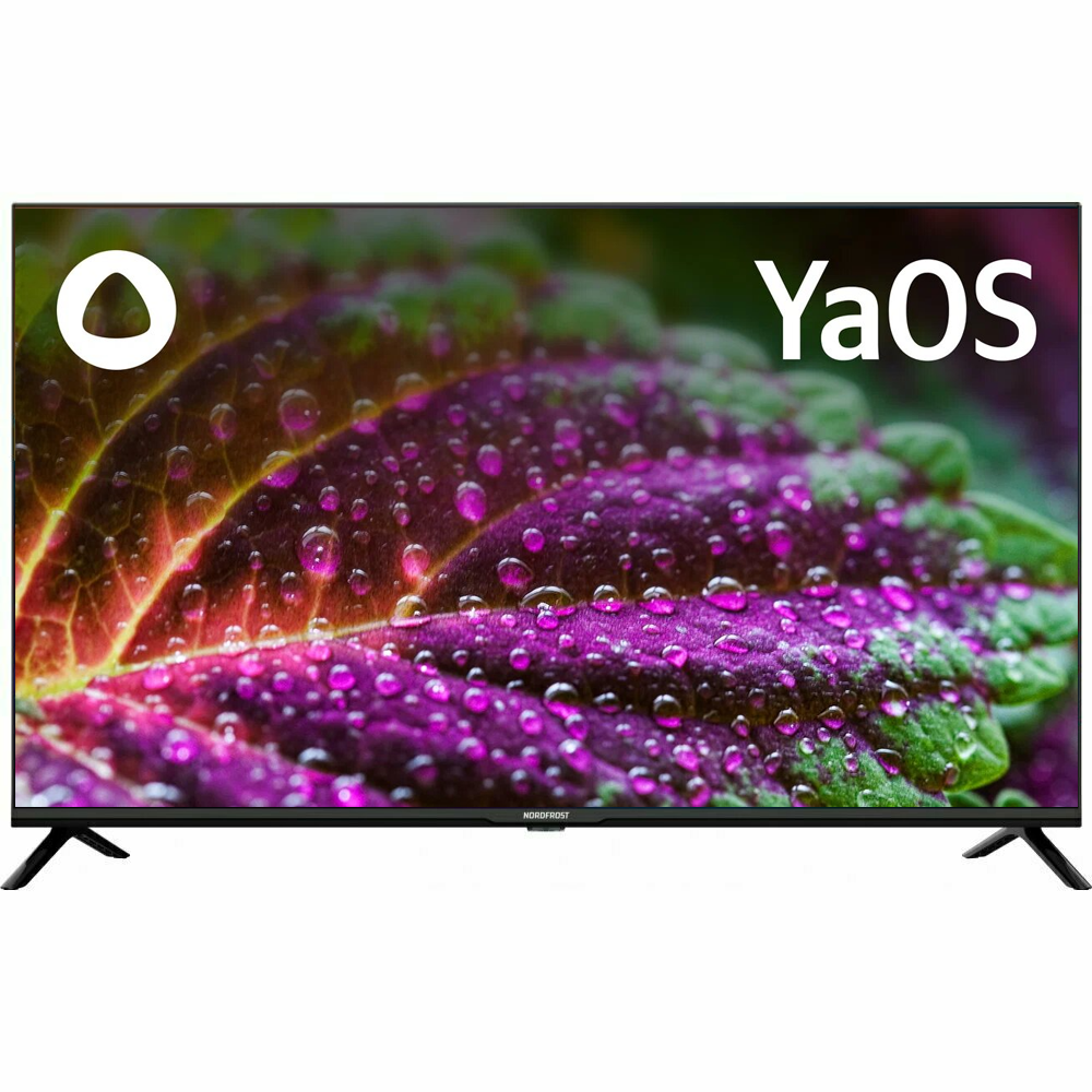 Телевизор NORDFROST Y 4301 FHD-R 43 дюйма HD Smart TV YaOS голосовое управление Алиса черный