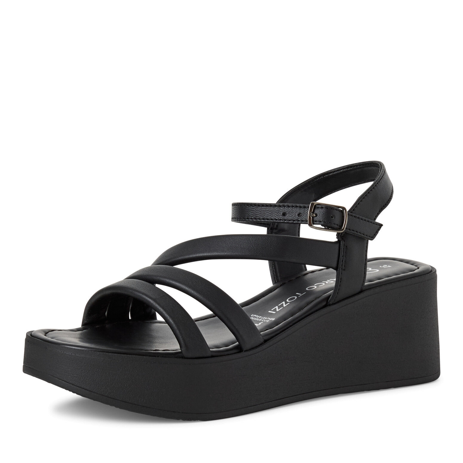 Босоножки Marco Tozzi, размер 37 RU, черный — фото 1