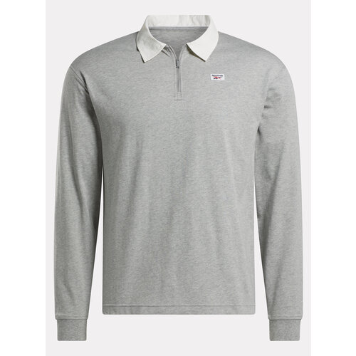 Поло Reebok COURT SPORT QUARTER ZIP, размер M, серый