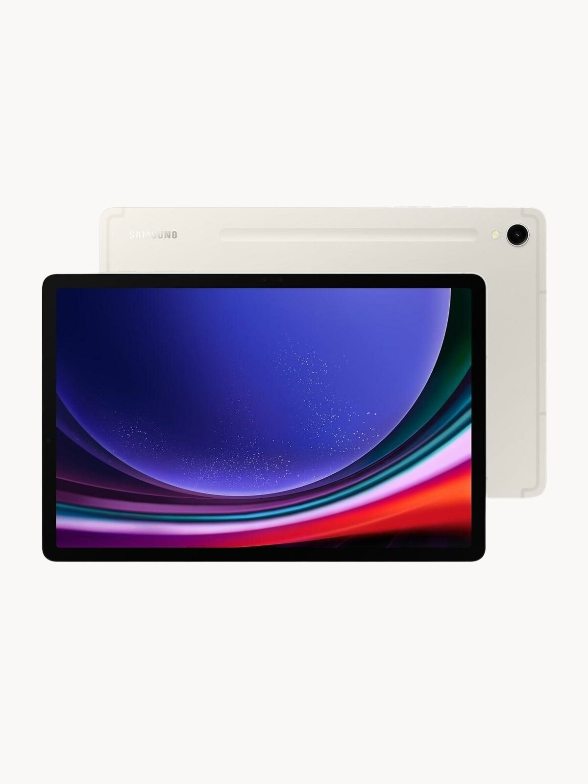 Планшет Samsung Galaxy Tab S9, бежевый, 8 ГБ/128 ГБ, Wi-Fi + Cellular, 11", Android