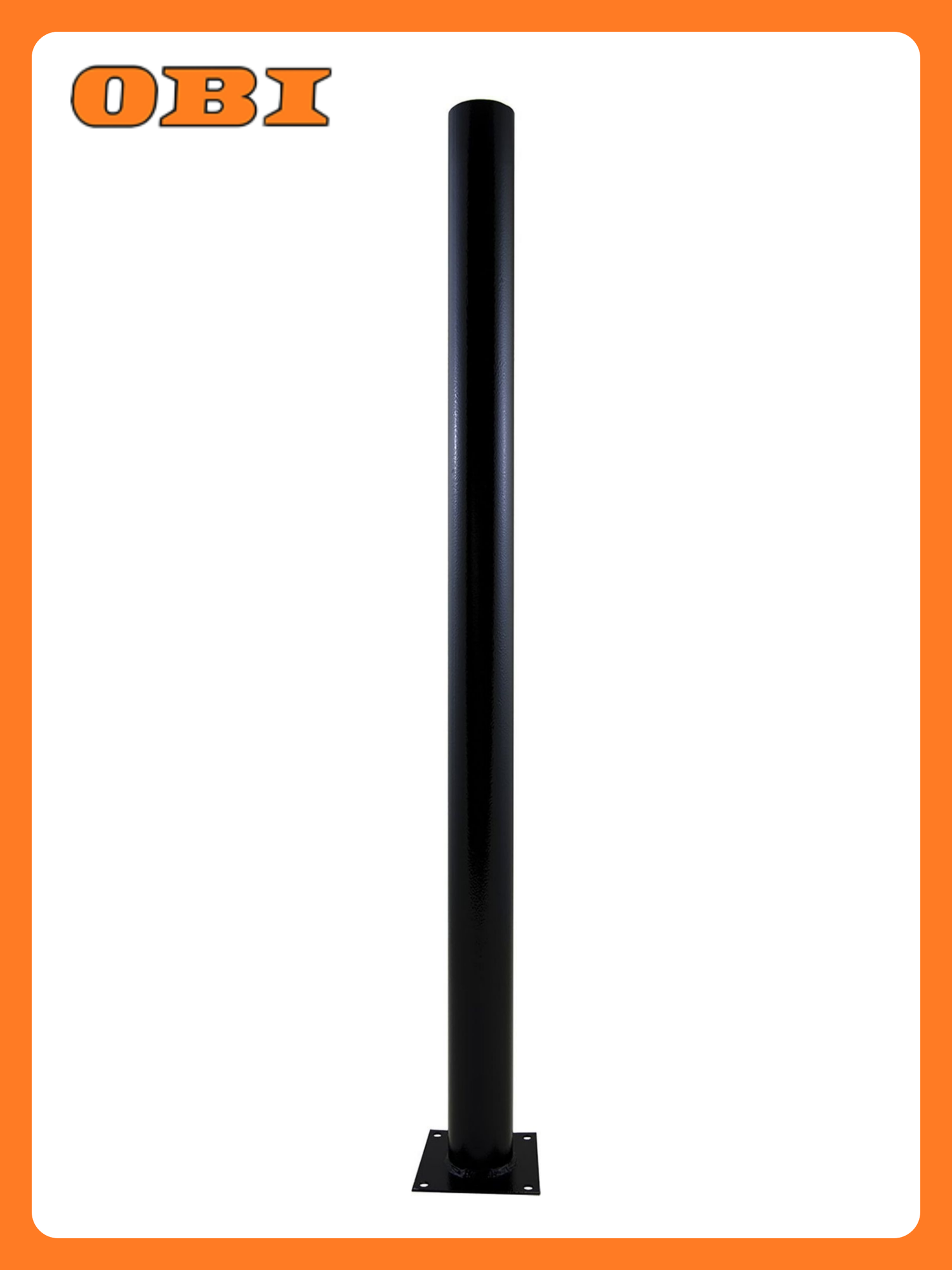 Опора для светильников металлическая Apeyron Electrics ОМ-1000ЧЕР 100 см черная