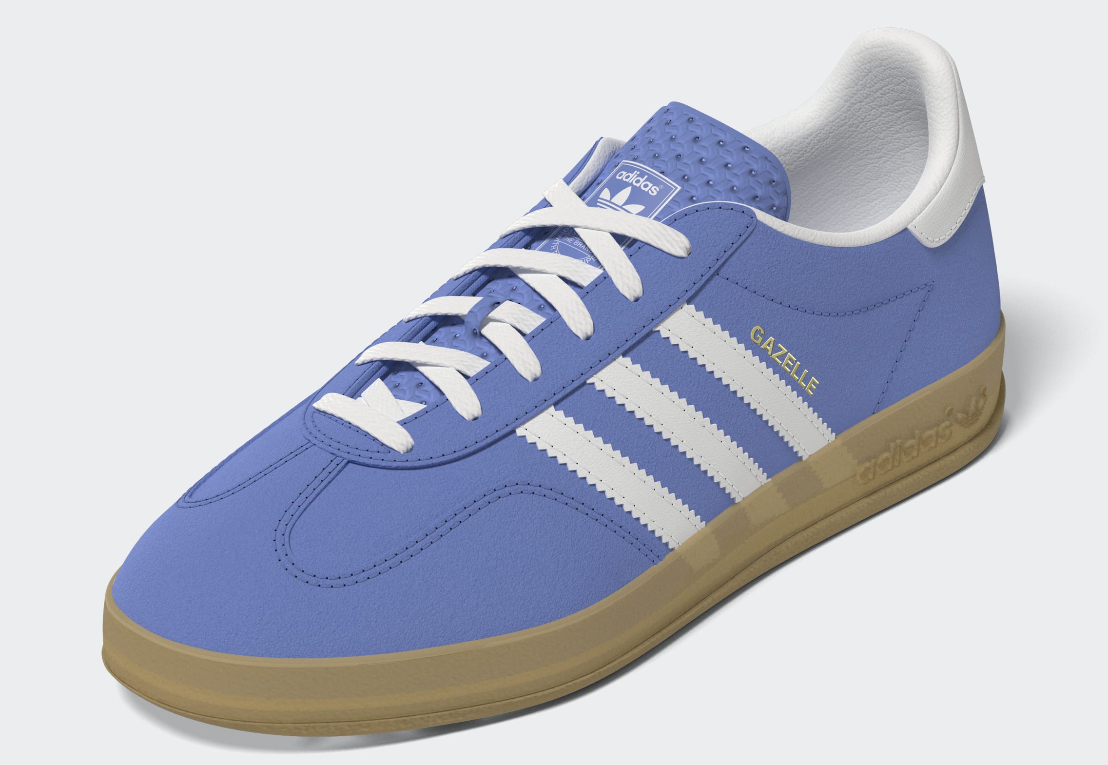 Кроссовки adidas Originals Gazelle Indoor, размер 4.5 UK, синий — фото 1