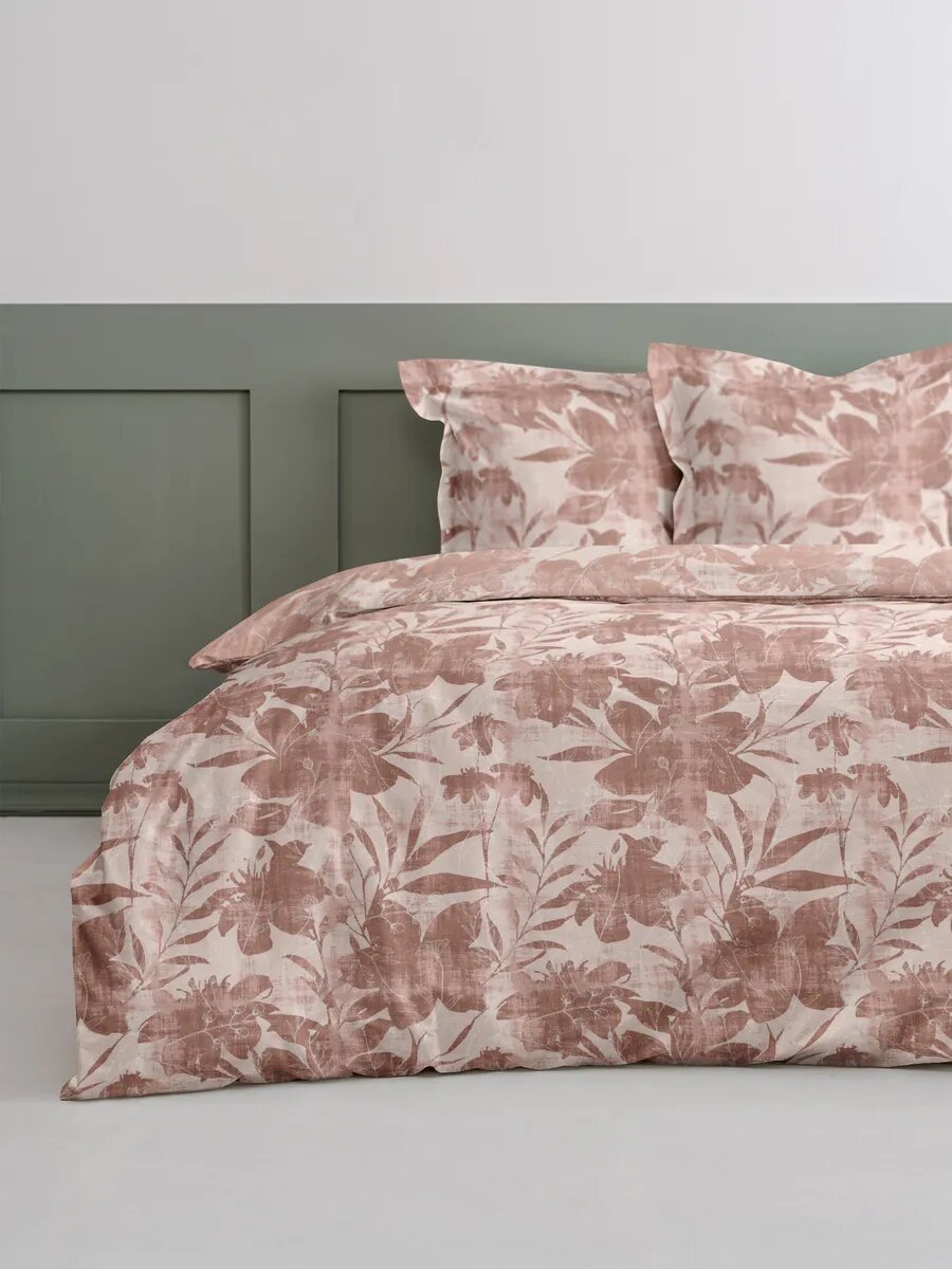 Постельное белье Евро эффект Персика