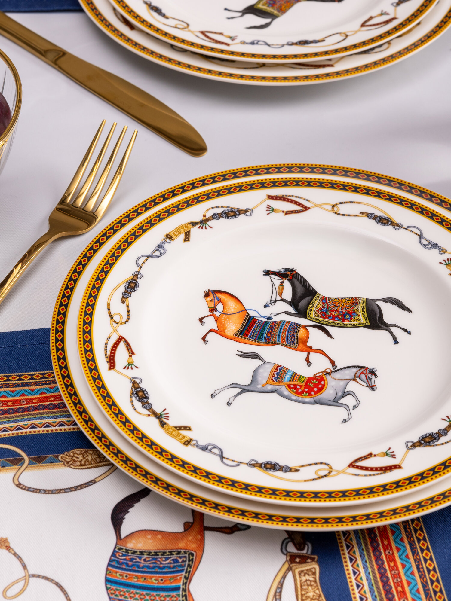 Набор тарелок закусочных Lefard "Passage", 20 см, 2 шт, фарфоровые — фото 1